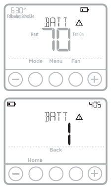 T4 Battery alerts